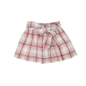 Lacey Festive Plaid Skirt